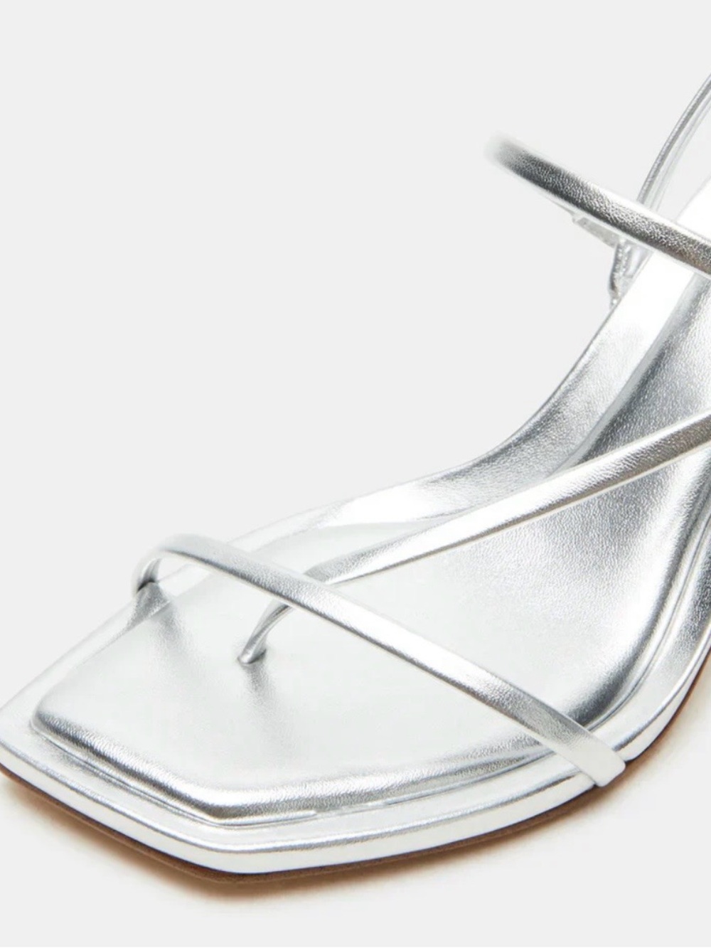 SALE Steve Madden Silver Strappy Locke Sandal